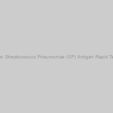 Image of Human Streptococcus Pneumoniae (SP) Antigen Rapid Test Kit